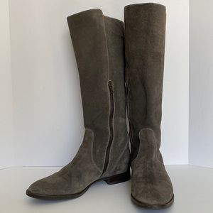 J. Crew Long Glenbrae Suede Flat Boots